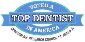 Voted a Top Dentist Logo
